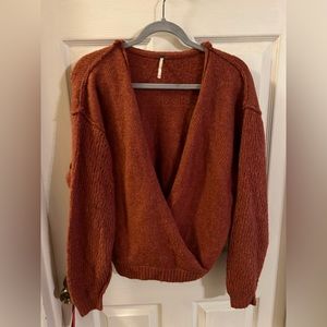 perfect free people burnt orange fall sweater